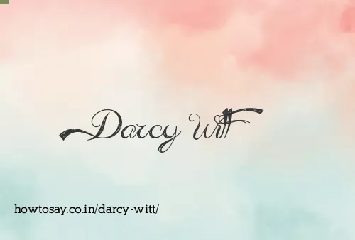 Darcy Witt