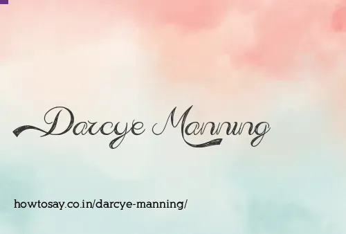 Darcye Manning