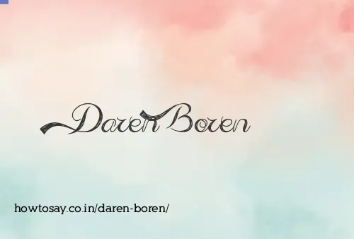 Daren Boren