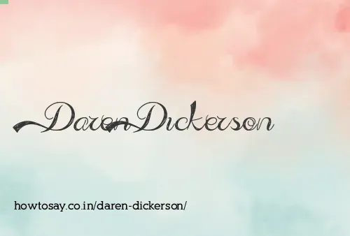 Daren Dickerson