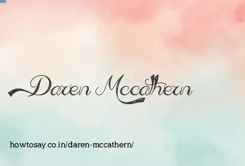 Daren Mccathern