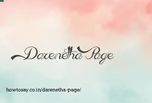Darenetha Page