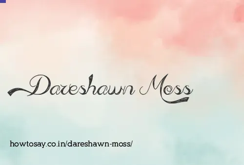 Dareshawn Moss