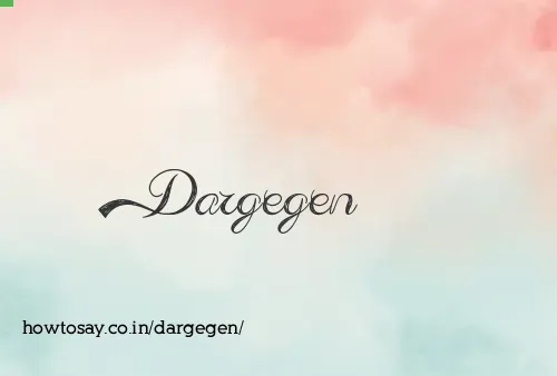 Dargegen