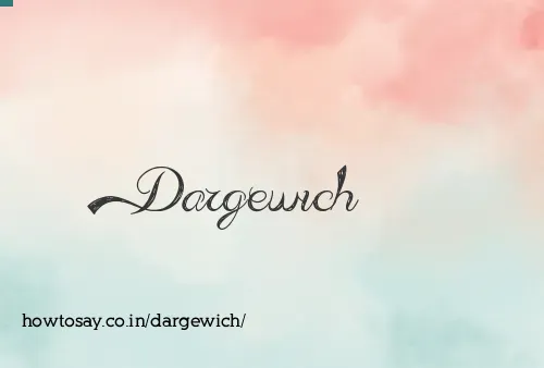 Dargewich