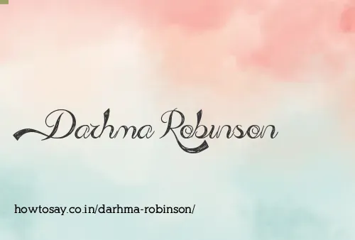 Darhma Robinson