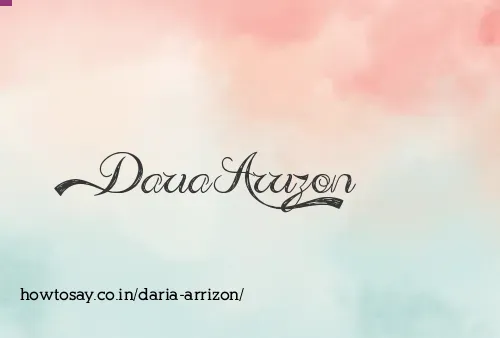 Daria Arrizon