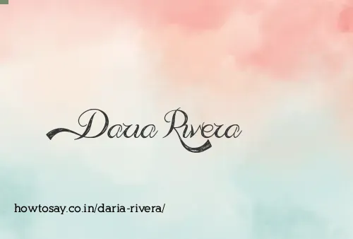 Daria Rivera