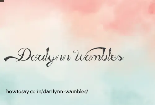 Darilynn Wambles