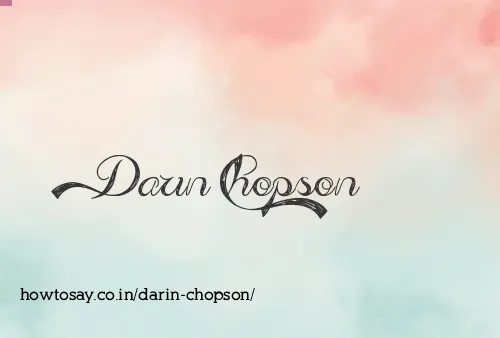Darin Chopson