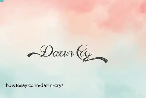 Darin Cry