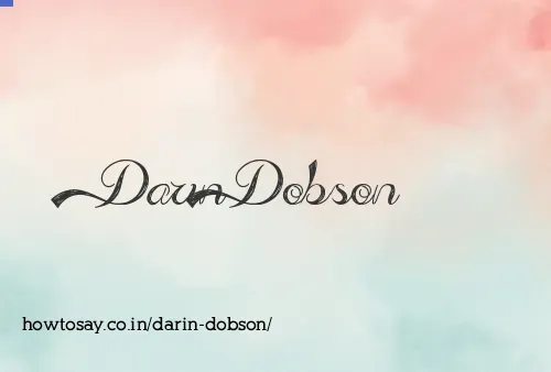 Darin Dobson
