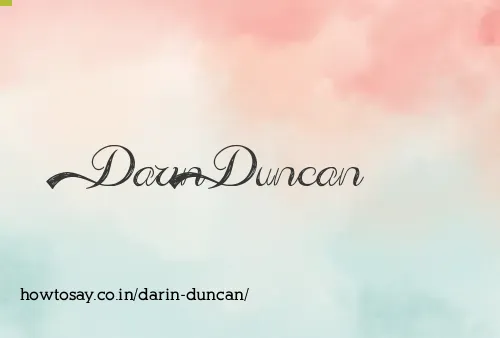 Darin Duncan