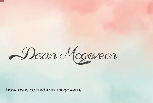 Darin Mcgovern