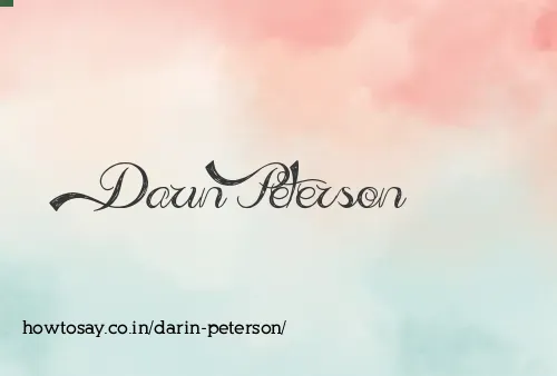 Darin Peterson