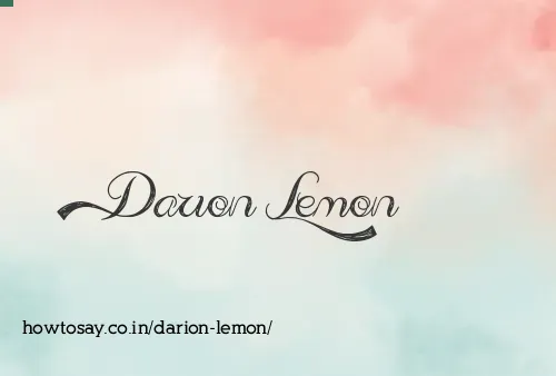 Darion Lemon