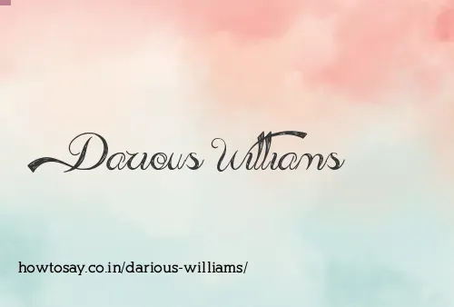 Darious Williams