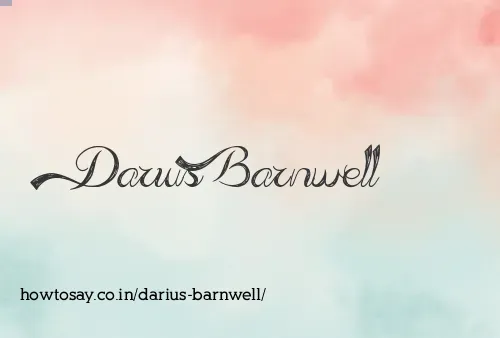 Darius Barnwell