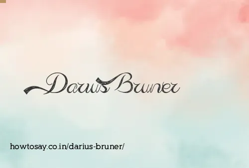 Darius Bruner