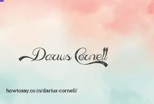 Darius Cornell
