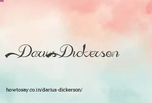 Darius Dickerson
