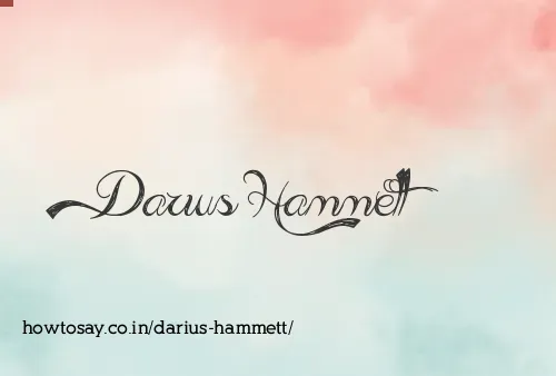 Darius Hammett