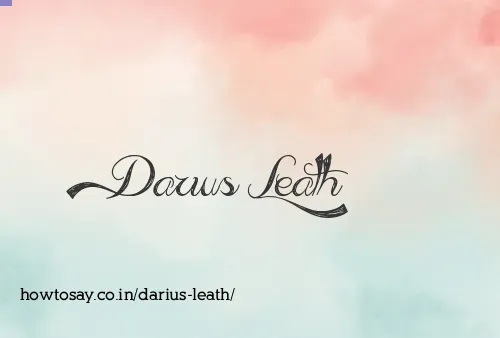 Darius Leath