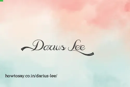 Darius Lee