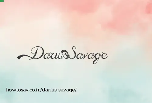 Darius Savage