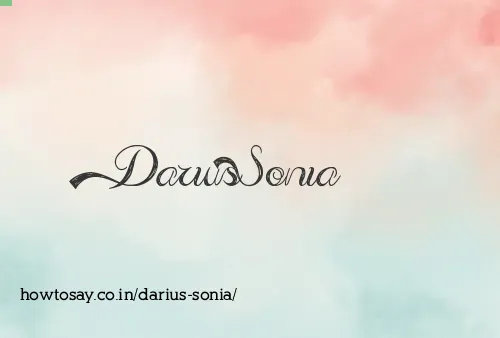 Darius Sonia