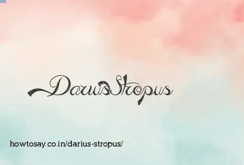 Darius Stropus