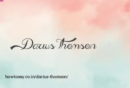 Darius Thomson