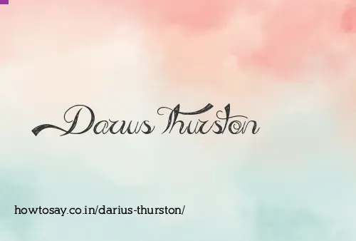 Darius Thurston