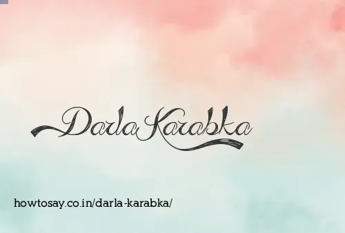 Darla Karabka
