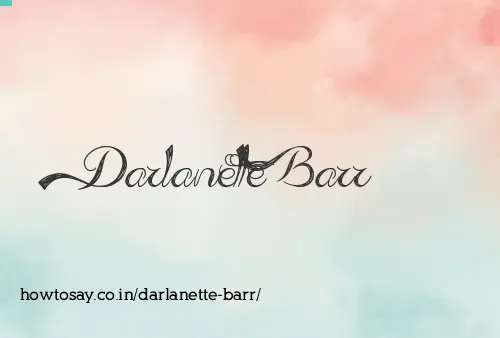 Darlanette Barr