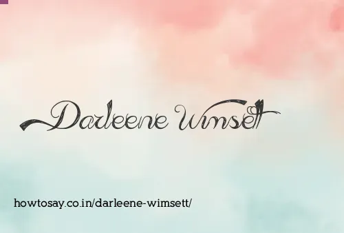 Darleene Wimsett