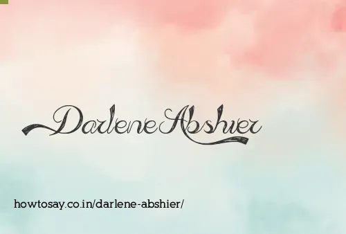 Darlene Abshier