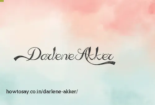 Darlene Akker