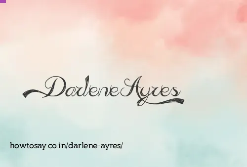 Darlene Ayres