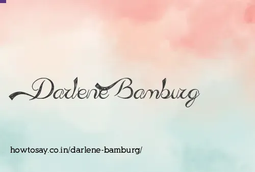 Darlene Bamburg