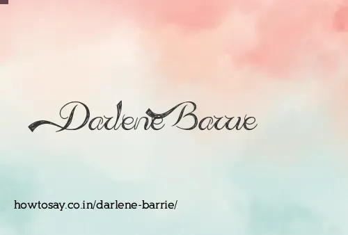 Darlene Barrie