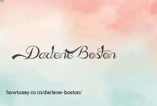Darlene Boston