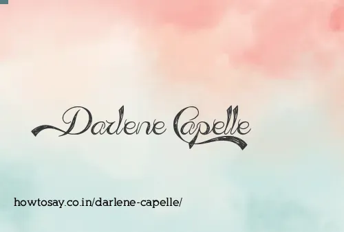 Darlene Capelle