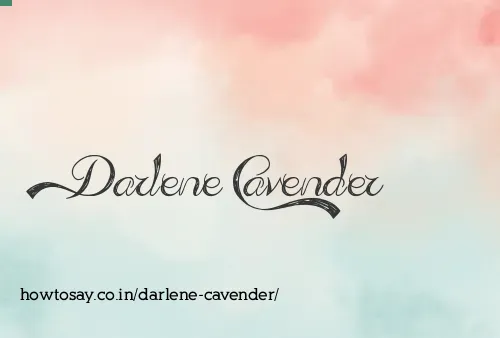 Darlene Cavender