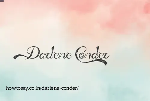 Darlene Conder