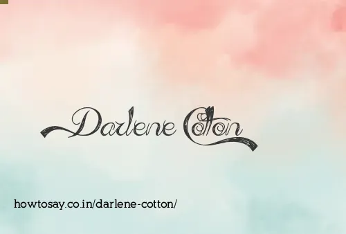 Darlene Cotton