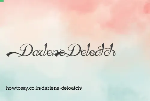 Darlene Deloatch