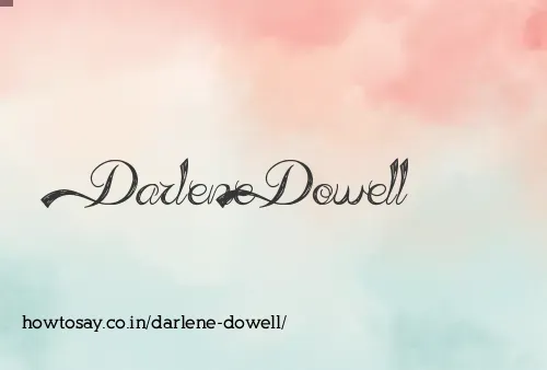 Darlene Dowell