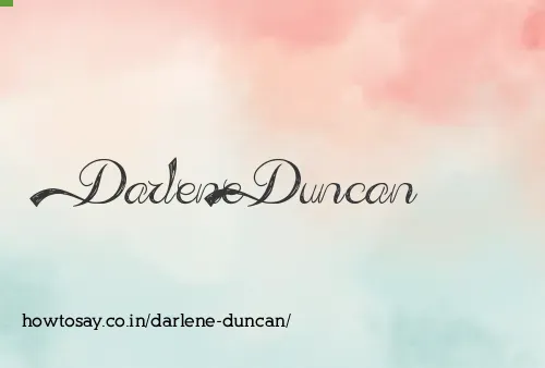 Darlene Duncan