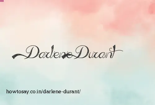Darlene Durant